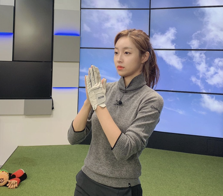 모델로 오해받는 골프여신 '이지혜' 프로