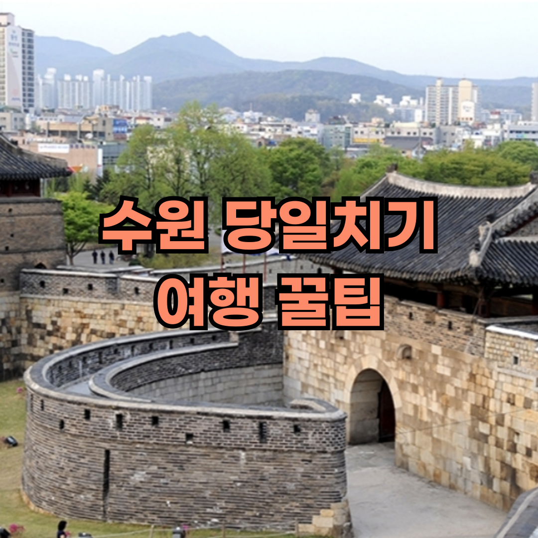 수원 당일치기 여행