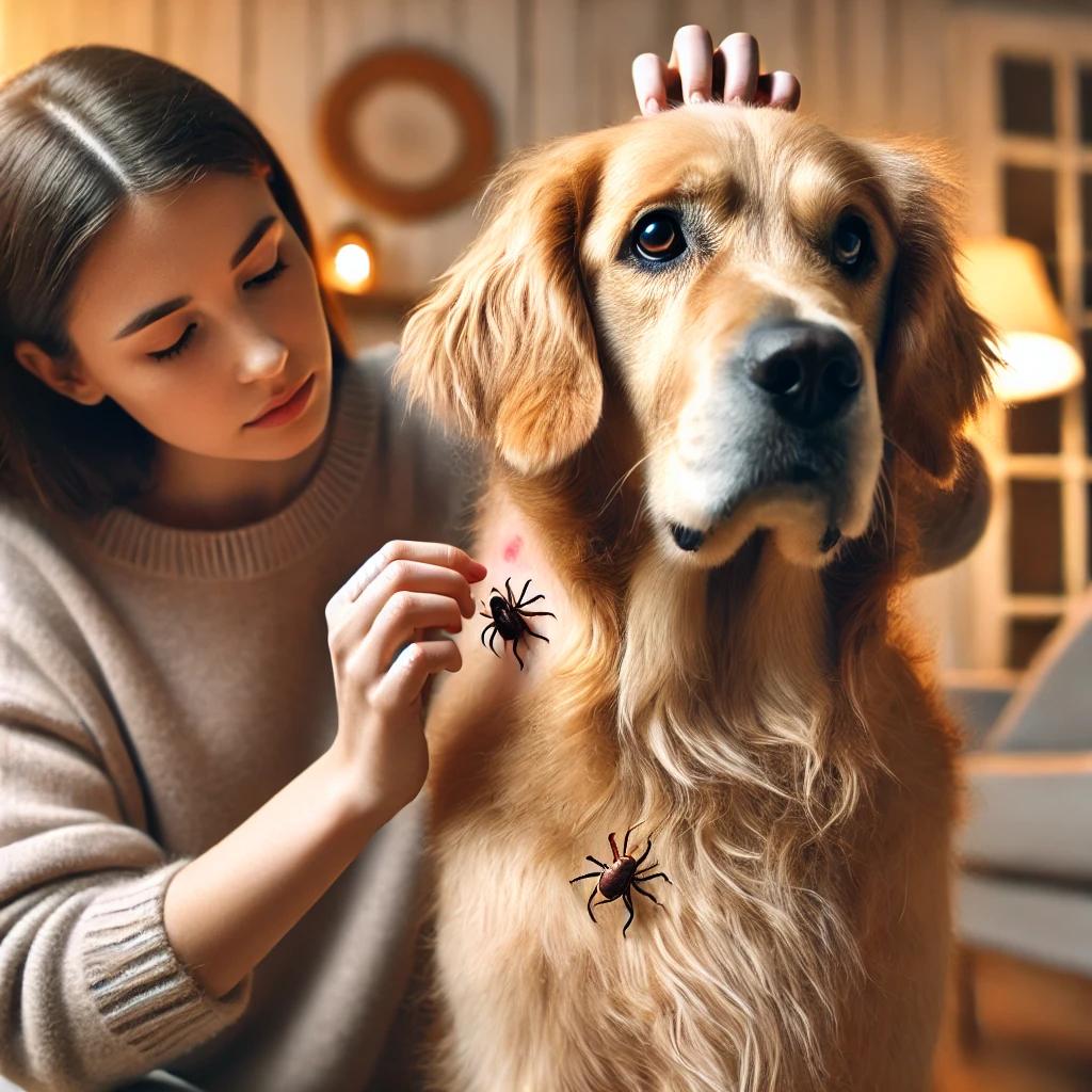 강아지 진드기 물린 후 치료
