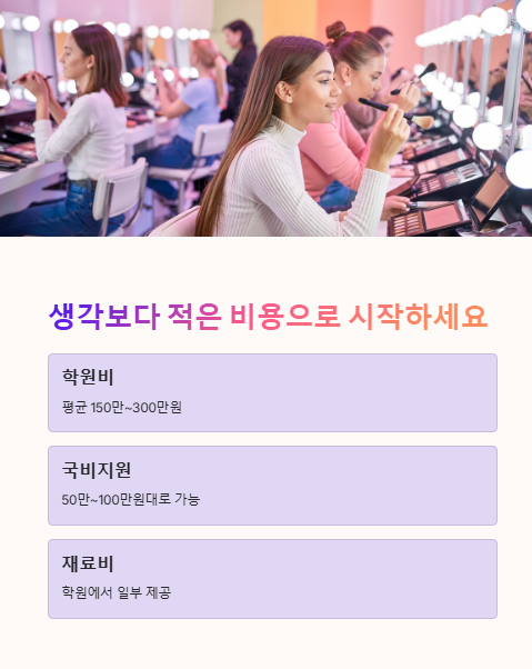 생각보다 적은 비용으로 시작