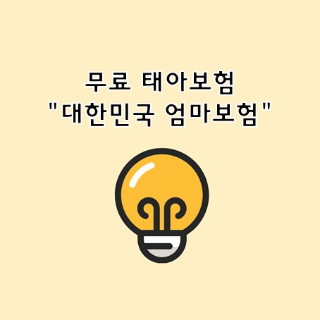 무료 태아보험 "대한민국 엄마보험"