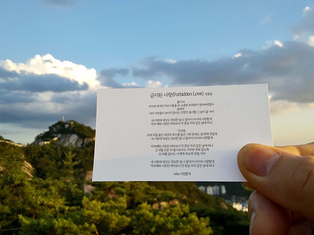 정홍일의 금지된 사랑(Forbidden Love)