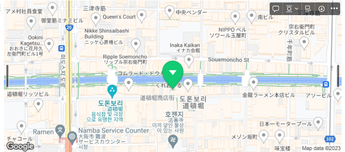 쿠시카츠 다루마 지도