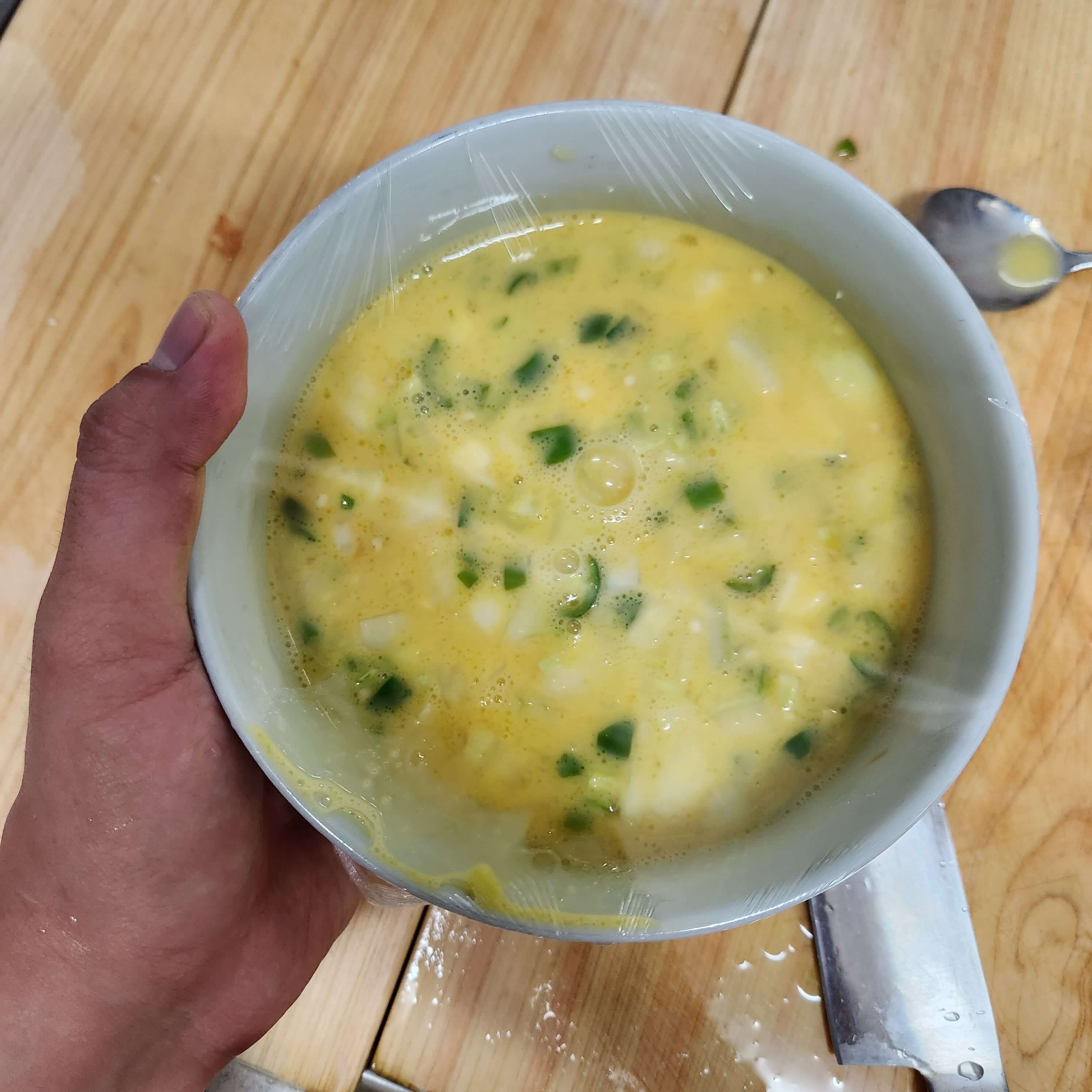 전자렌지달걀찜