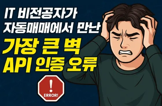 IT 비전공자가 자동매매에서 만난 가장 큰 벽, API 인증 오류