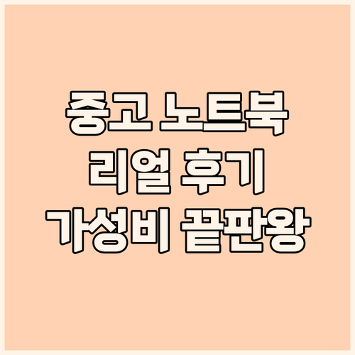 가성비 끝판왕? 삼성 중고 노트북 N..