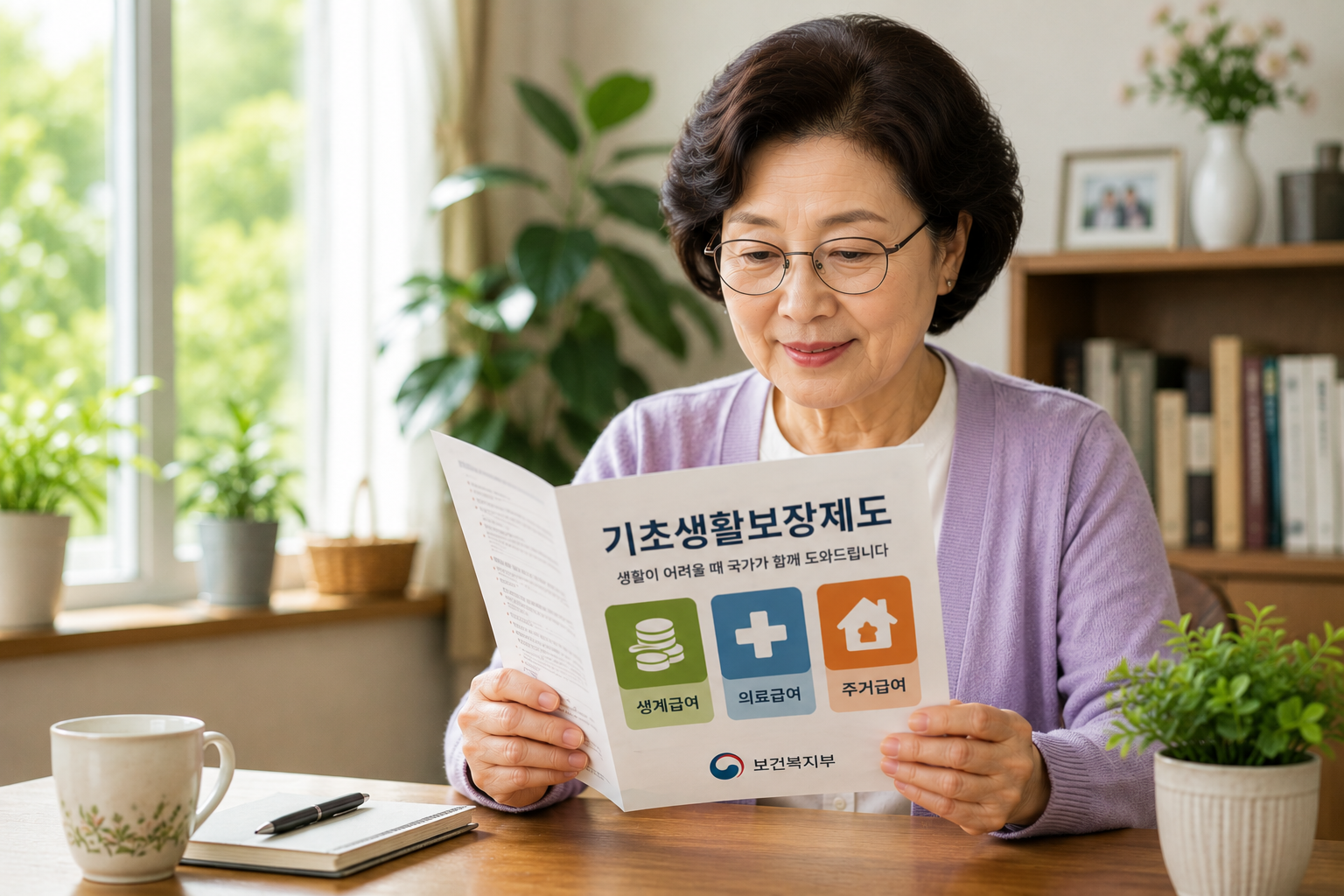 기초생활수급자, 생계급여, 의료급여, 주거급여, 저소득 어르신, 복지혜택