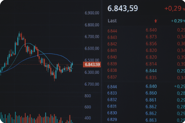 장중 주식 시세표(그래프포함) 이미지