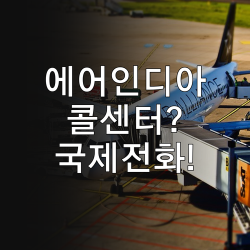 에어인디아 한국 고객센터 전화번호와 ..