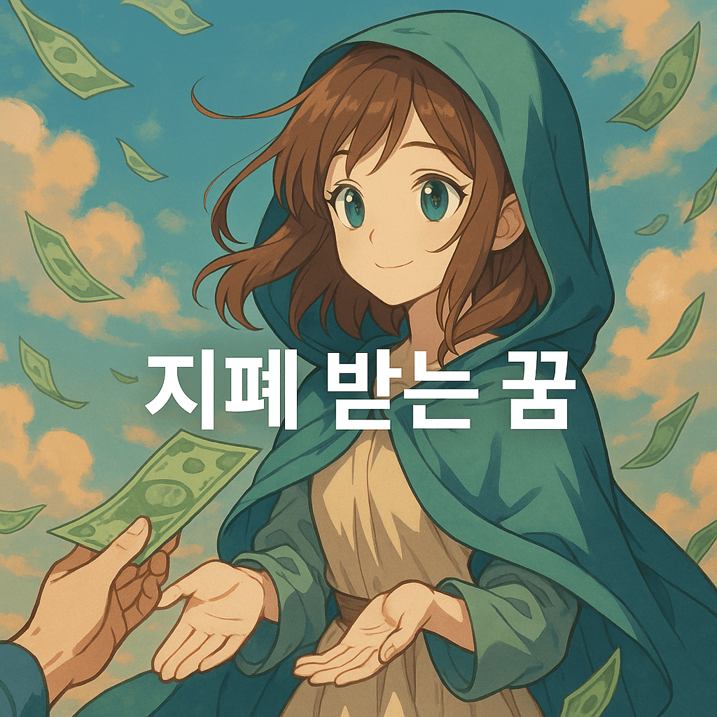 지폐 받는 꿈 해몽