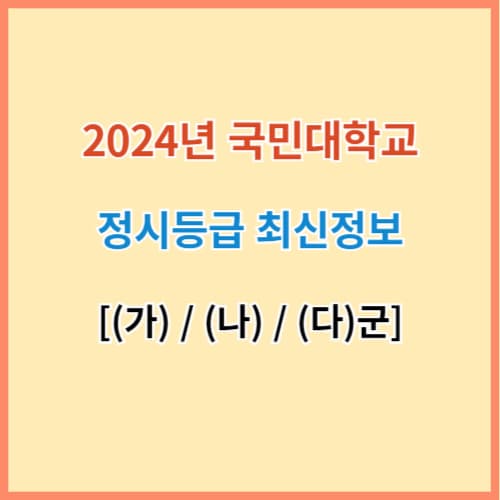 국민대 입결 섬네일 이미지