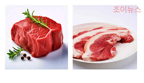 다이어트에 도움되는 소, 돼지고기 살코기 부위