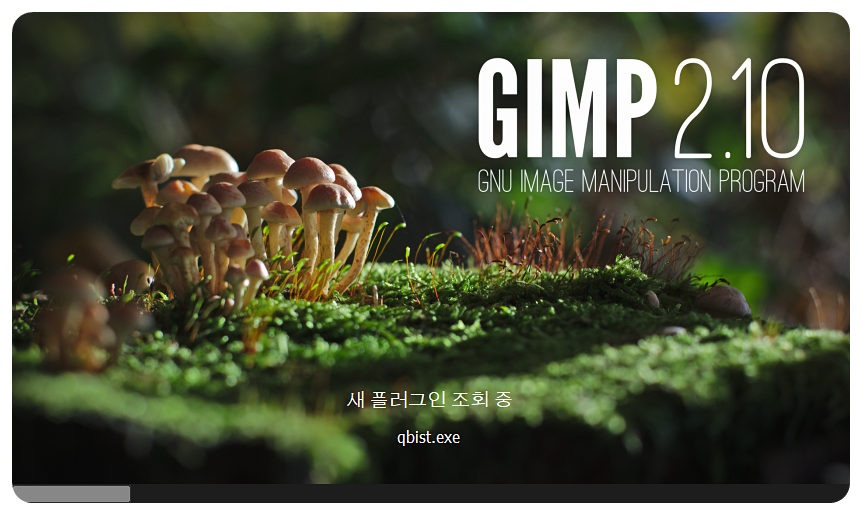 GIMP 설치 완료 후 첫 실행