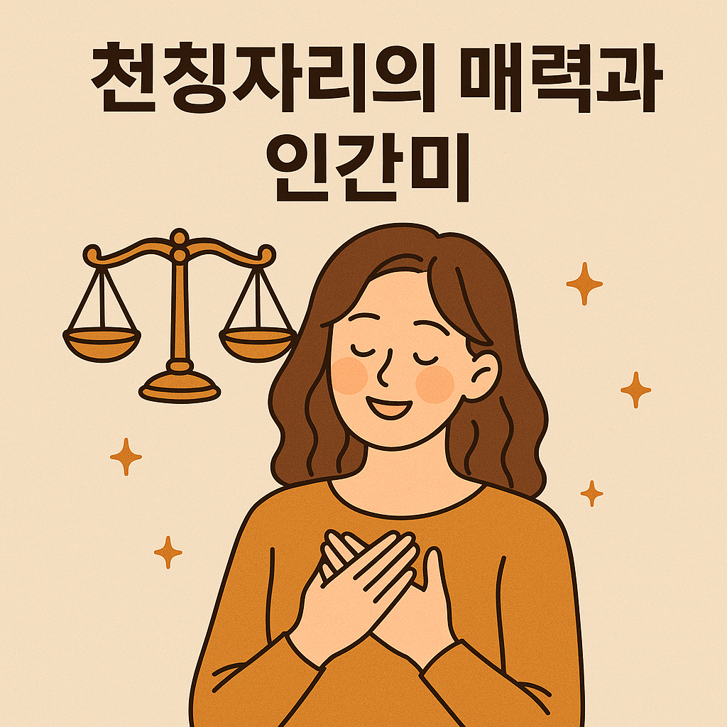 천칭자리의 매력과 인간미
