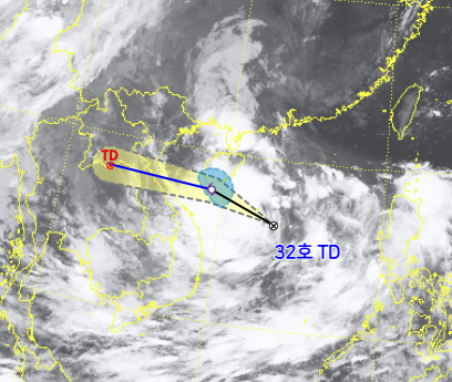 14호 태풍 넝파 농파 현재 위치