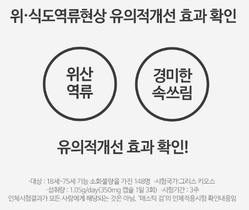 매스틱효능