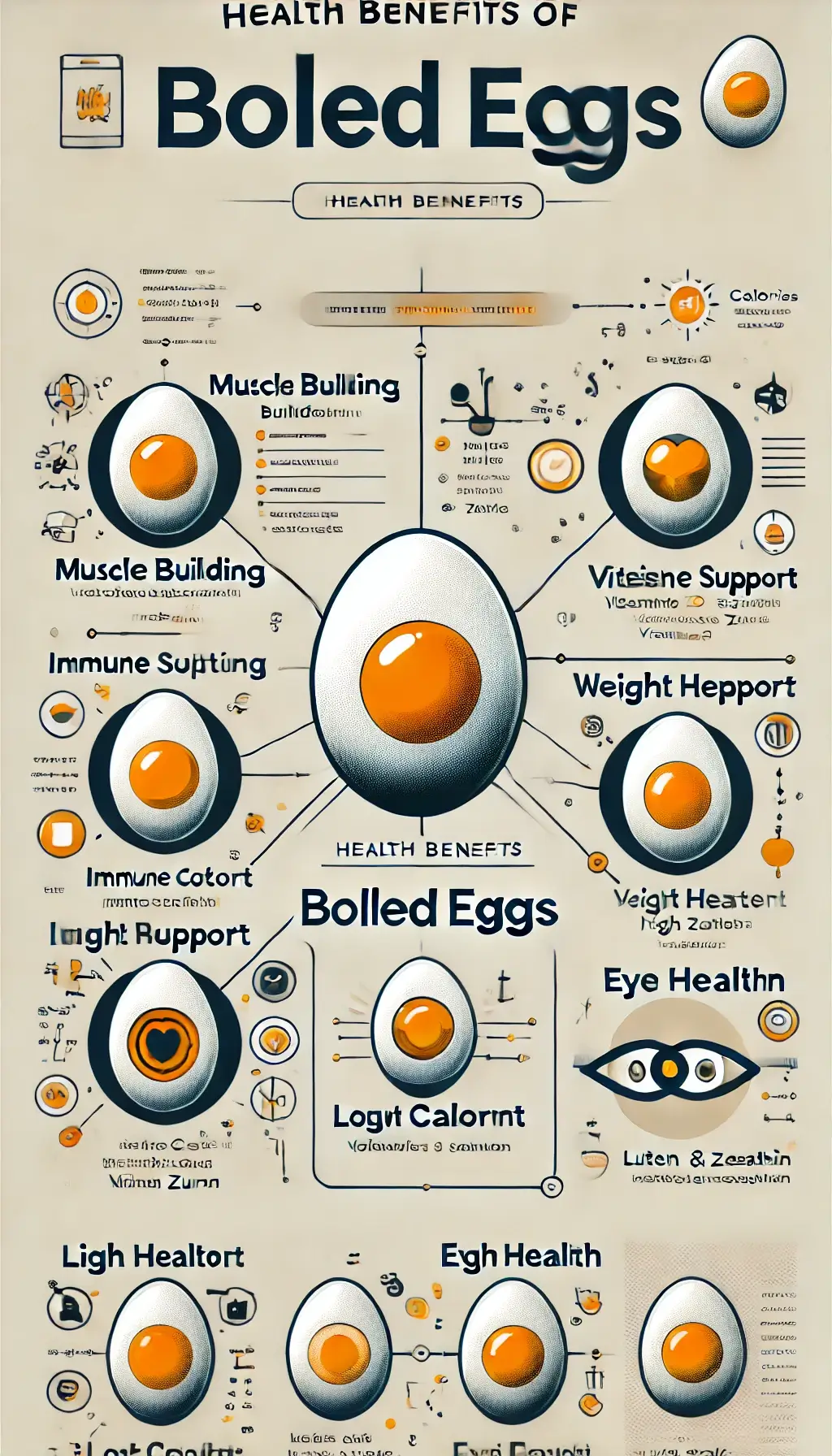 삶은 계란의 주요 효능