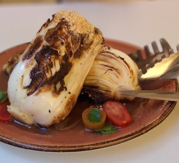 백반기행-이태원-뉴진스님-건강밥상-비건식당-레이지파머스-알배추샐러드