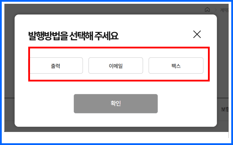 발행방법-선택