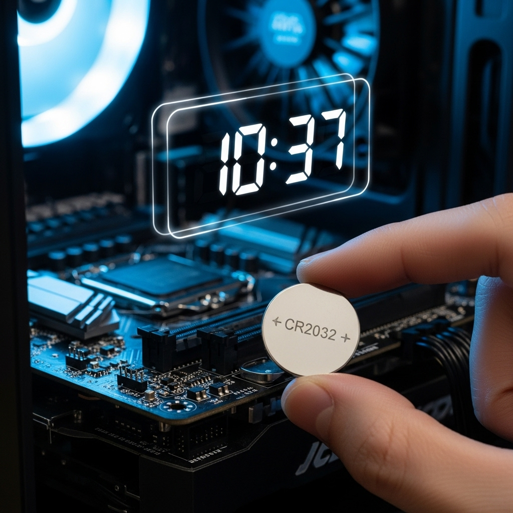 PC 시간 오류 해결법 2025 윈도우 시계 초기화 CMOS 배터리 교체 방법 총정리