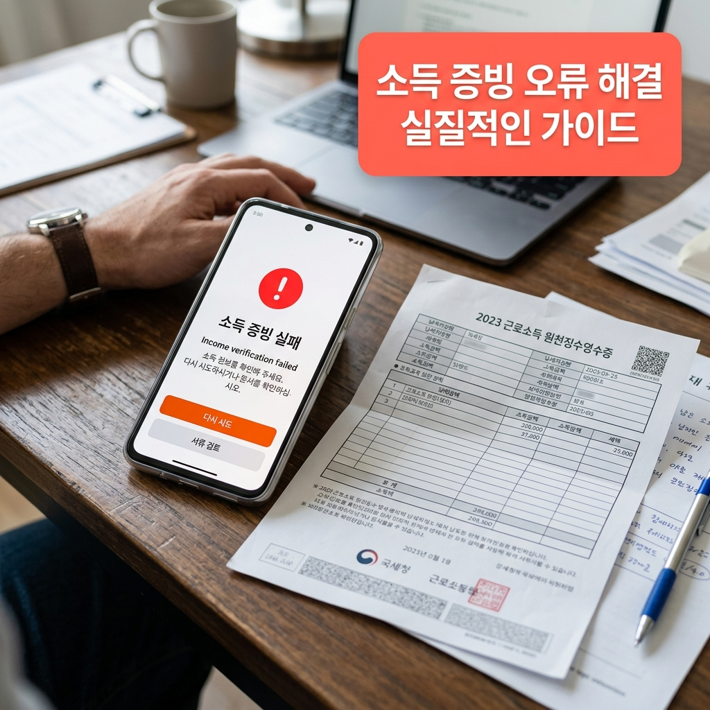 청년적금 비대면 심사 보류 및 소득 오류 해결