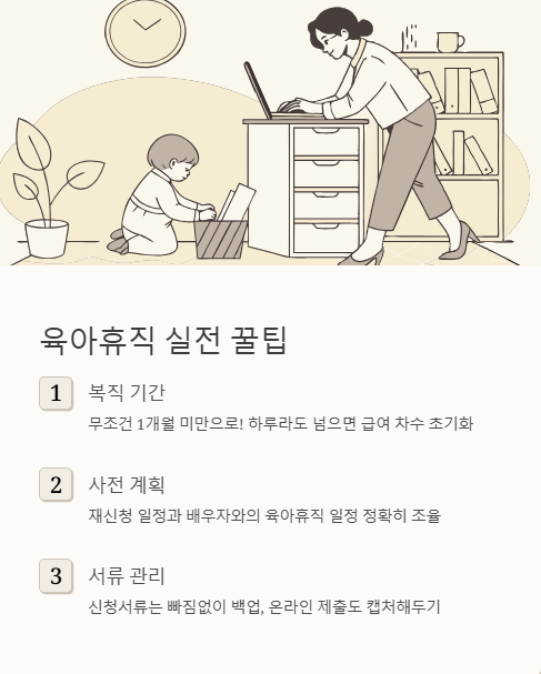 육아휴직 실전 꿀팁