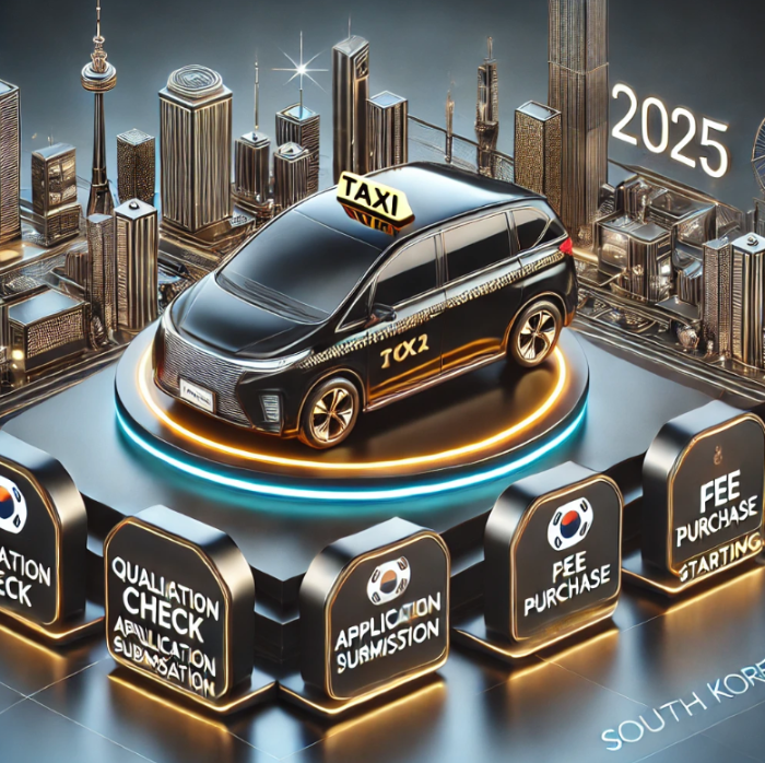 2025년 개인택시 면허 취득 조건