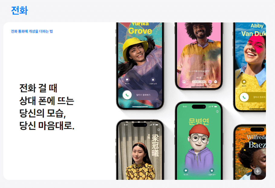 iOS 17 기능