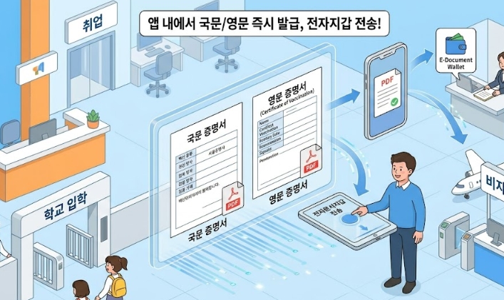 예방접종도우미 앱 다운로드 설치 및 이용방법