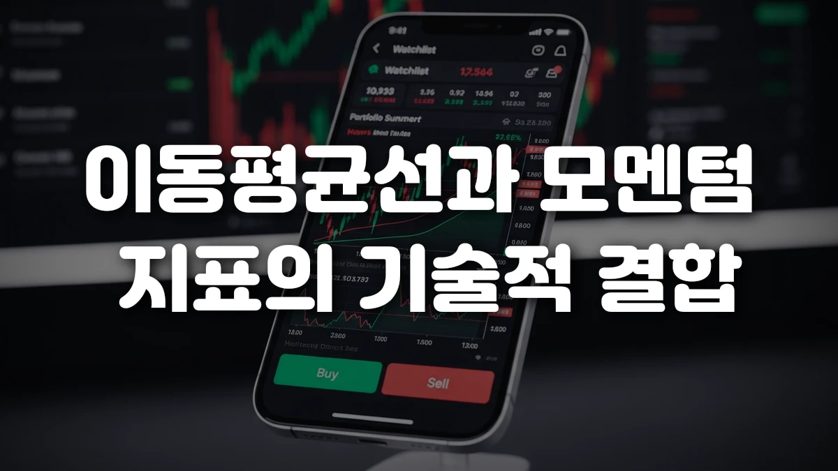 이동평균선과 모멘텀 지표의 기술적 결합