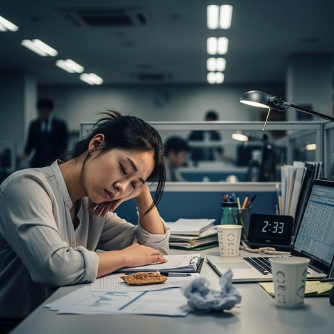 수면 리듬이 무너지면 피로도는 더 커집니다