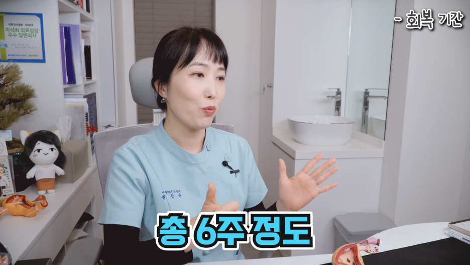 질성형수술 회복기간 6주