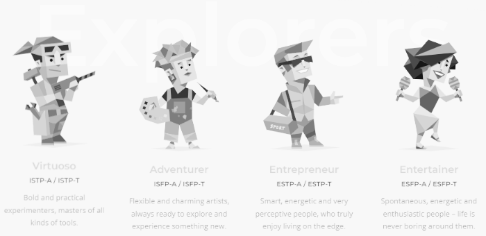 MBTI 성격 유형: Explorers