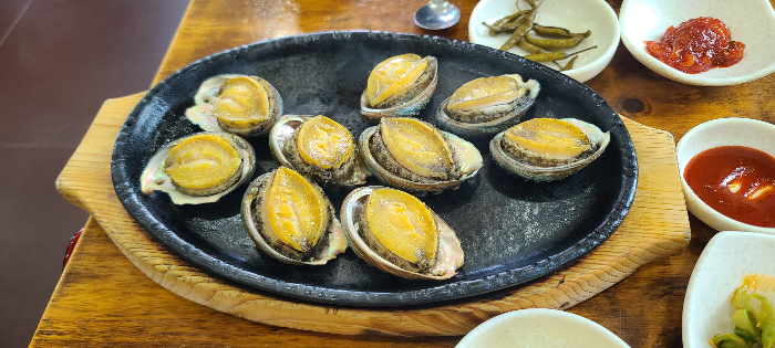 제주도여행 제주도 제주도맛집 평대명진전복 전복맛집 밑반찬 전복구이