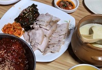 수육-막걸리-막국수