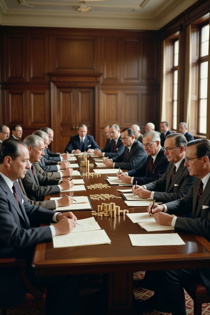 브레튼우즈 회의 사진