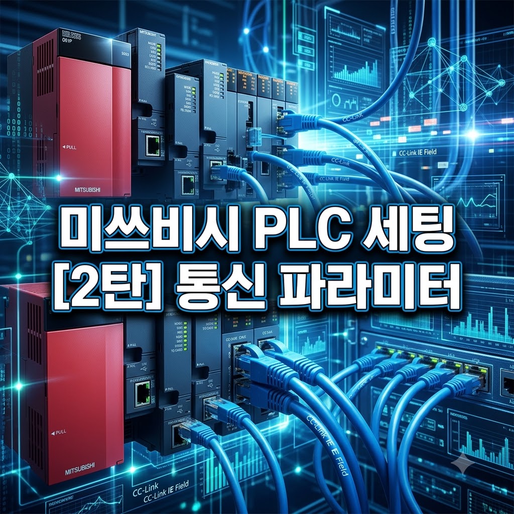 미쓰비시 PLC 실무 가이드: 통신 네트워크 파라미터 완벽 셋업
