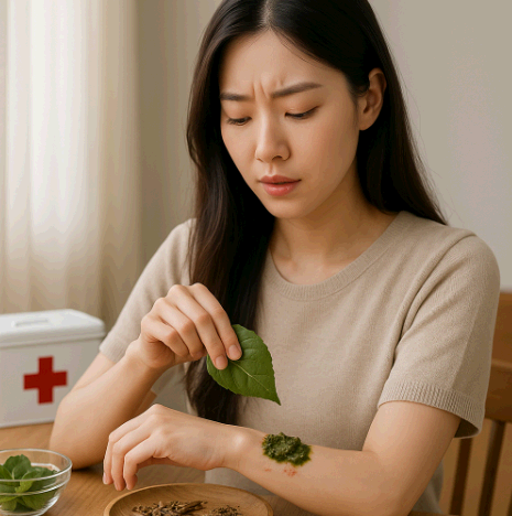 생활 속 약초 활용한 응급 처치 방법