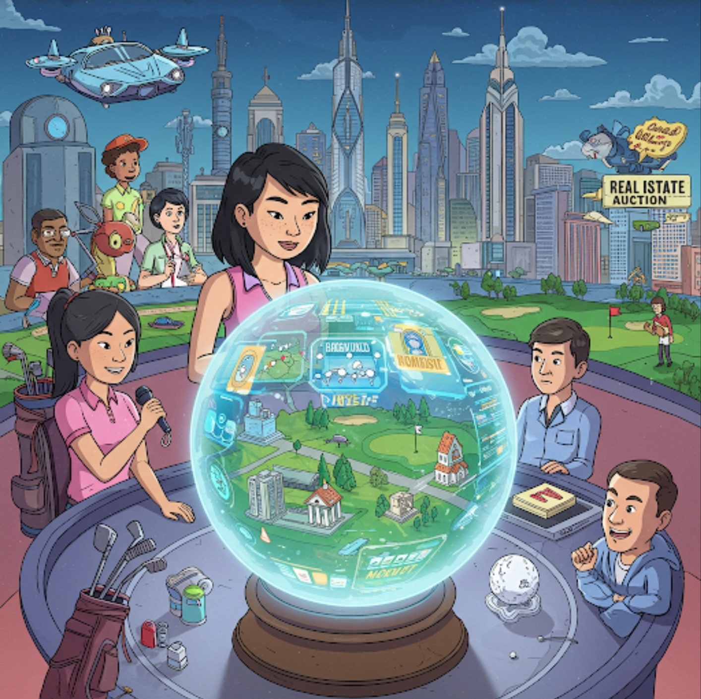 미래를 꿰뚫는 골프 부동산 경매 투자 예측