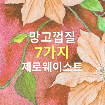 망고껍질 7가지 제로 웨이스트