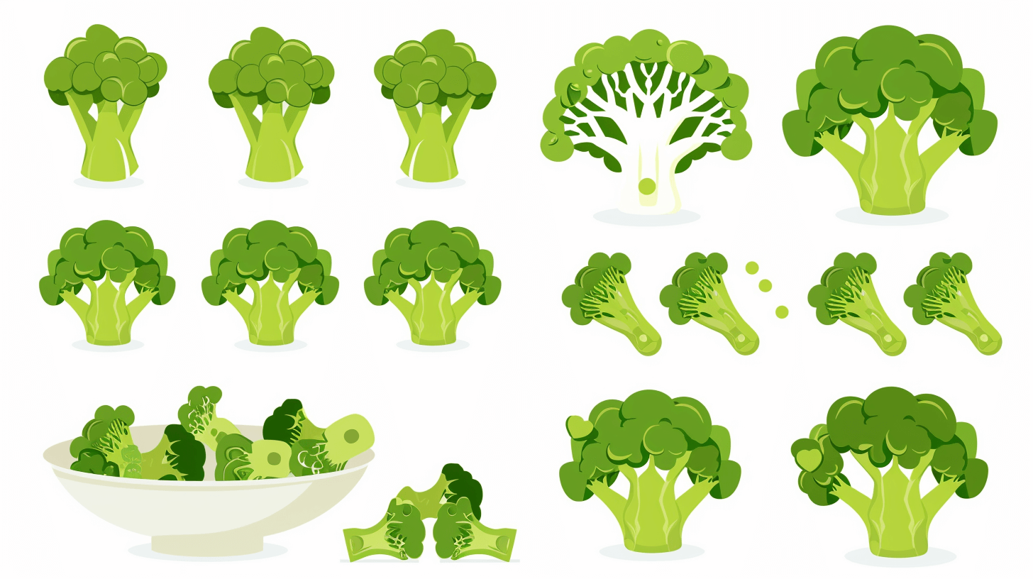 다양한-브로콜리-그림-이미지