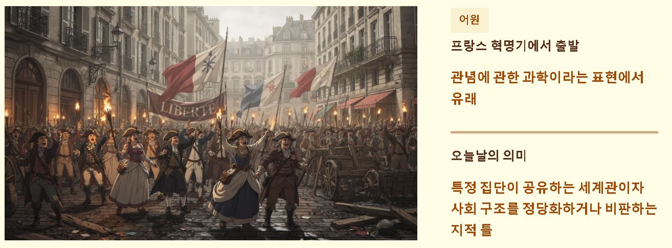 이데올로기 뜻 의미