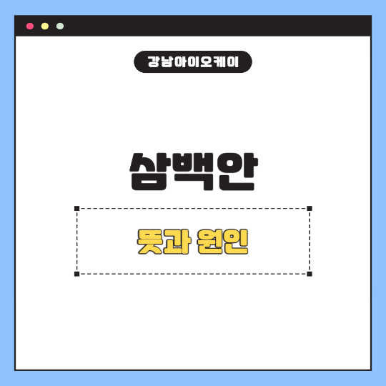 삼백안