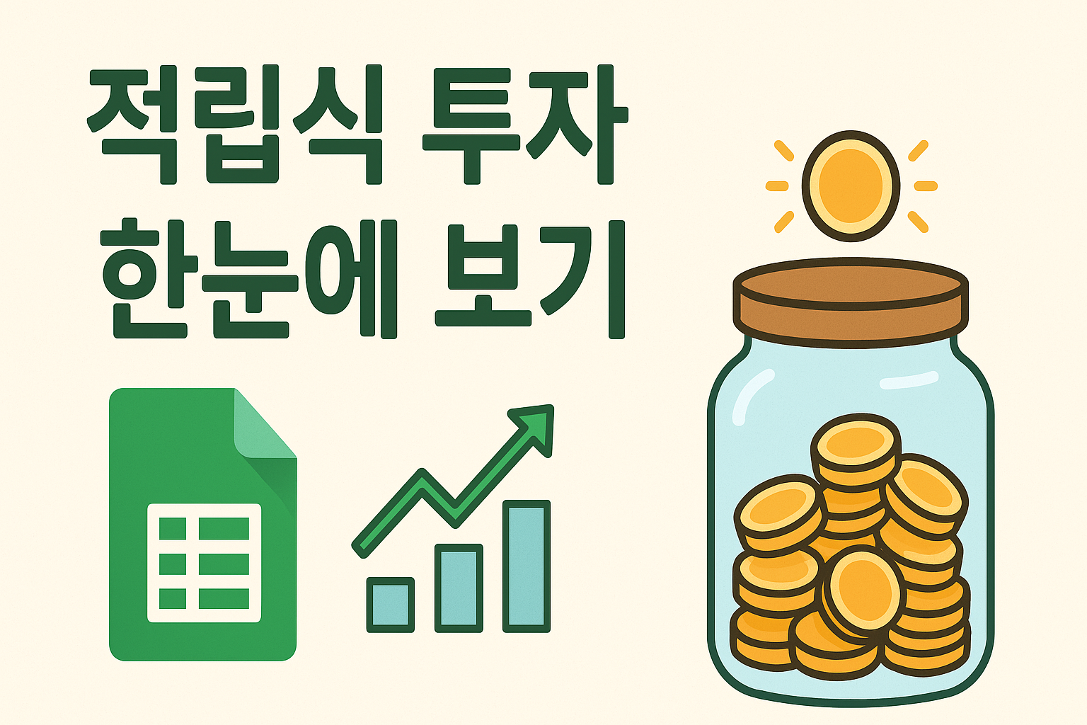 자산 관리 - 적립식투자 구글 스프레드시트로 관리하기 (5)