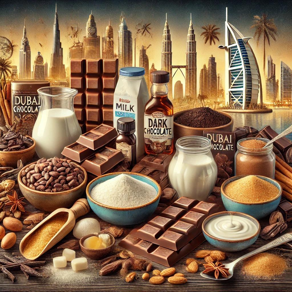 두바이 초콜릿 재료