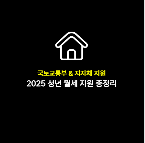 대표 이지미 - 2025 청년 월세 지원 총 정리