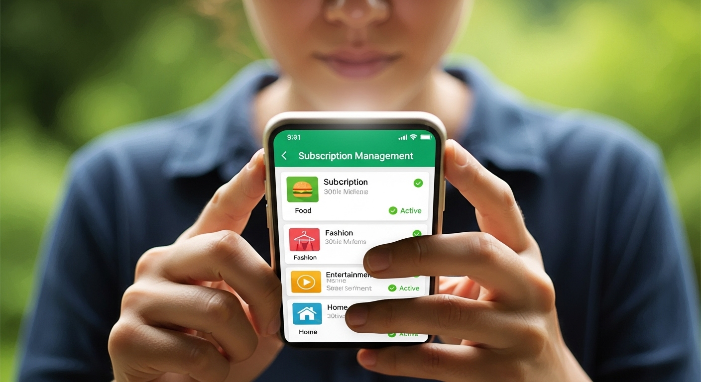 ๋ค์ํ ๊ตฌ๋
 ์๋น์ค๋ฅผ ํ๋์ ํ์ธํ๊ณ  ํ๋ช
ํ๊ฒ ๊ด๋ฆฌํ  ์ ์๋ ๋ชจ๋ฐ์ผ ์ฑ ์ธํฐํ์ด์ค