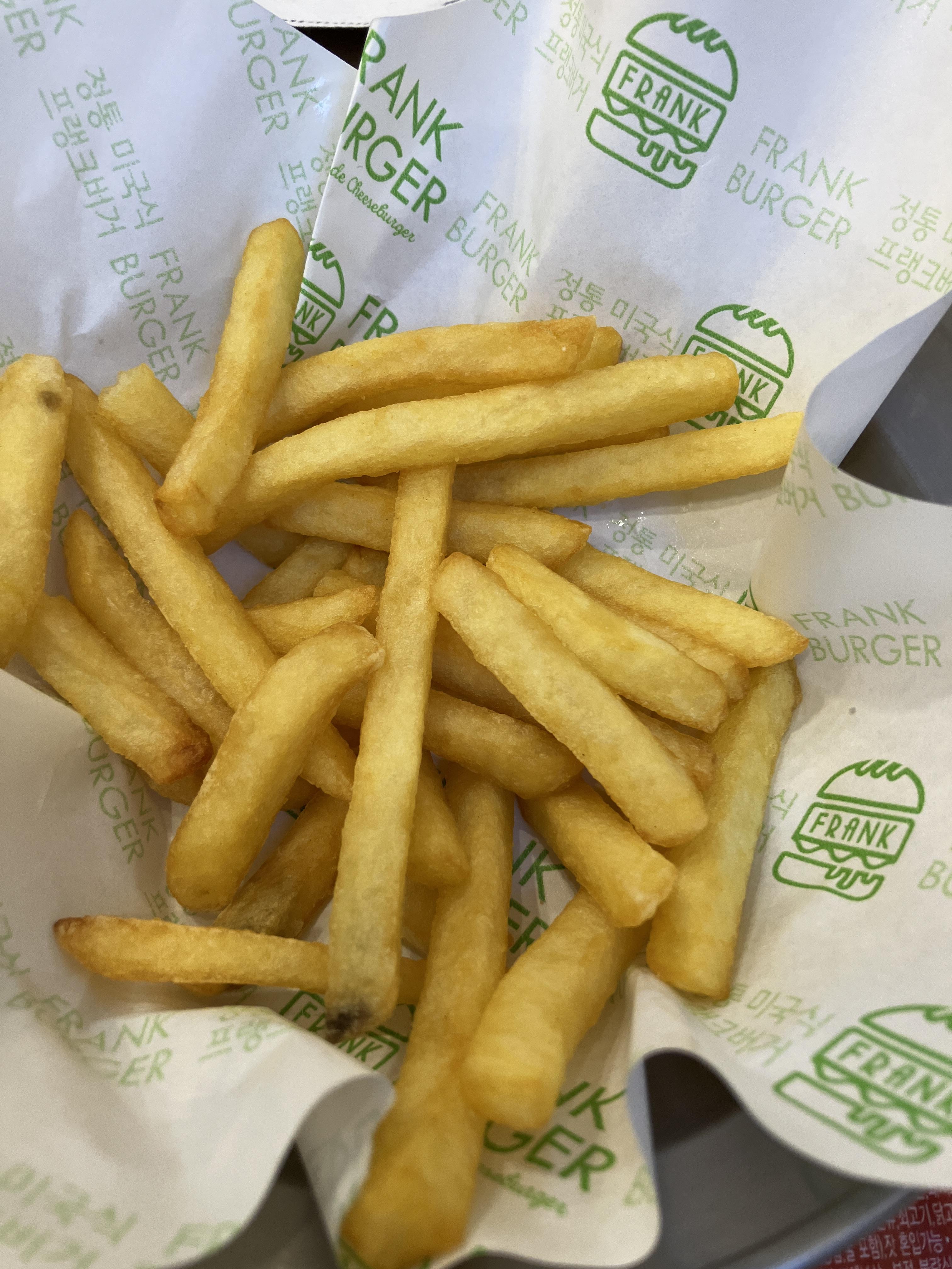 프랭크버거 세트 내돈내먹