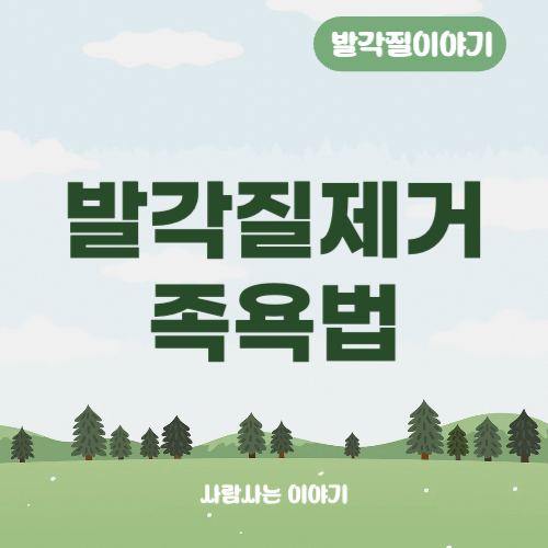 발 각질 족욕, 베이킹소다로 끝! 집에서 발 각질 제거하는 완벽 루틴