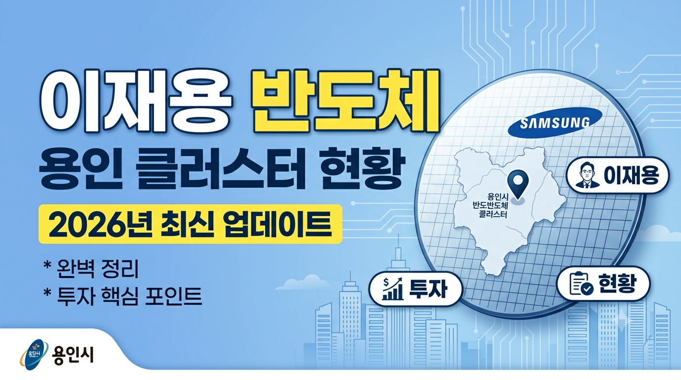 용인 이재용 반도체 클러스터, 2026년 최신 현황 및 투자 핵심 업데이트 관련사진